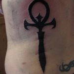fotó az Ankh kereszt tetoválásról, 2017.10.27. №090 - Ankh tetoválás -
