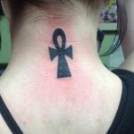 fotó az Ankh kereszt tetoválásról, 2017.10.27., №092 - Ankh tetoválás -