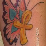 fotó az Ankh kereszt tetoválásról, 2017.10.27. №094 - Ankh tetoválás -