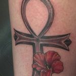 fotó az Ankh kereszt tetoválásról, kelte: 2017.10.27. №104 - Ankh tetoválás -