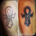 fotó az Ankh kereszt tetoválásról, kelte: 2017.10.27. №107 - Ankh tetoválás -