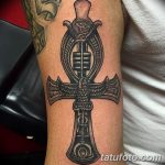 fotó az Ankh kereszt tetoválásról, 2017.10.27., №110 - Ankh tetoválás -