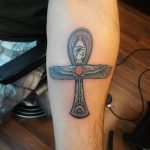 fotó az Ankh kereszt tetoválásról, 2017.10.27., 114. szám - Ankh tetoválás -