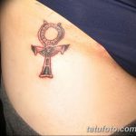 fotó az Ankh kereszt tetoválásról, kelte: 2017.10.27. №118 - Ankh tetoválás -