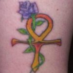 fotó az Ankh kereszt tetoválásról, 2017.10.27. 127. sz. - Ankh tetoválás -