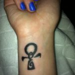 fotó az Ankh kereszt tetoválásról, 2017. 10. 27 -én, №132 - Ankh tetoválás -