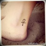 fotó az ankh kereszt tetoválásról, kelte: 2017.10.27. №001 - Ankh tetoválás -
