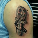 fotó az Ankh kereszt tetoválásról, 2017.10.27., №014 - Ankh tetoválás -