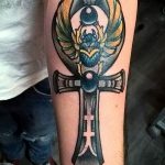 fotó az ankh cross tetoválásról, kelte: 2017.10.27. №022 - Ankh tetoválás -