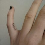 fotó az Ankh kereszt tetoválásról, 2017.10.27. №024 - Ankh tetoválás -