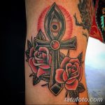 fotó az Ankh kereszt tetoválásról, 2017.10.27., №032 - Ankh tetoválás -