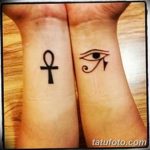 fotó az Ankh kereszt tetoválásról, 2017.10.27., №038 - Ankh tetoválás -