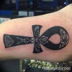 fotó az ankh cross tetoválásról, kelte: 2017.10.27. №050 - Ankh tetoválás -