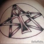 fotó az ankh kereszt tetoválásról, kelte: 2017.10.27. №061 - Ankh tetoválás - 232343422