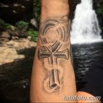 fotó az Ankh kereszt tetoválásról, 2017.10.27., №064 - Ankh tetoválás -