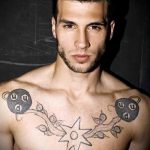 Egy remek példa a kör tetoválására - a rajz alkalmas egy kör tetoválás hullámára