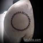 Jó példa a kész kör tetoválásra - a rajz kör alakú tetováláshoz alkalmas