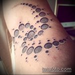 A meglévő kör tetoválás hűvös változata - a rajz alkalmas a baráti kör tetoválására
