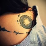 Példa egy befejezett kör tetoválásra - a rajz alkalmas táj kör tetoválásra