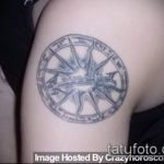 Jó példa a kész kör tetoválásra - a rajz alkalmas a kör körüli tetováláshoz tartozó fára