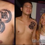 Eredeti példa egy kész kör tetoválásra - a rajz alkalmas tollal ellátott kör tetoválásra