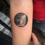 Egy remek példa a kör tetoválására - a rajz alkalmas egy kör alakú tetoválásra