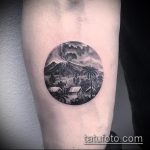 Egy teszt példa egy kész kör tetoválásra - a rajz alkalmas oroszlán kör tetoválásra