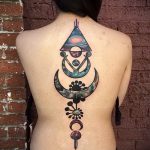 A kész kör tetoválás érdekes változata - a rajz alkalmas tetováló kör mintákhoz