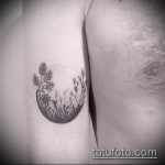 Példa egy meglévő kör tetoválásra - a rajz alkalmas oroszlán kör tetoválásra