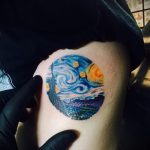 Jó példa a tetovált körre - a rajz kelta kör tetováláshoz alkalmas