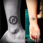 Egy meglévő kör tetoválás érdekes példája - a rajz alkalmas a kör tetoválására a hátán