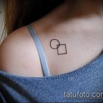 Jó példa a tetovált körre - a rajz alkalmas a kar körkörös tetoválására