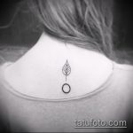 A meglévő kör tetoválás klassz példája - a rajz alkalmas táj kör tetoválásra