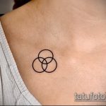 Az elkészült kör tetoválás érvényes változata - a rajz kör alakú tetováláshoz alkalmas