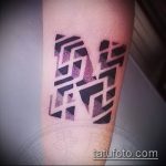 Fotó a tetováló labirintus rajzáról (Tetoválólabirin) (érték) - példa rajz - 003