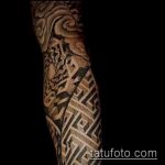 Fotó a tetováló labirintus rajzáról (Tetoválólabirin) (érték) - példa rajz - 004