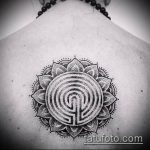 Fotó a tetováló labirintus rajzáról (Tetoválólabirin) (érték) - példa rajz - 008