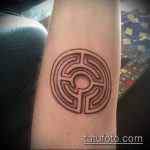 Fotó a tetováló labirintus rajzáról (Tetoválólabirin) (érték) - példa rajz - 009