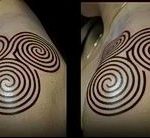 Fotó a tetováló labirintus rajzáról (Tetoválólabirin) (érték) - példa rajz - 010