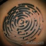 Fotó a tetováló labirintus rajzáról (Tetoválólabirin) (érték) - példa rajz - 012