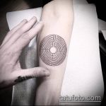 Fotó tetováló labirintusrajzról (Tetoválólabirin) (érték) - példa rajz - 014