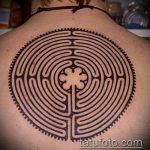 Fotó a tetováló labirintus rajzáról (Tetoválólabirin) (érték) - példa rajz - 023