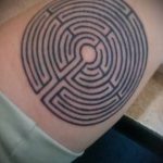 Fotó a tetováló labirintus rajzáról (Tetoválólabirin) (érték) - példa rajz - 029