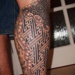 Fotó a tetováló labirintus rajzáról (Tetoválólabirin) (érték) - példa rajz - 031