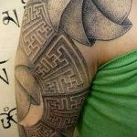 Fotó a tetováló labirintus rajzáról (Tetoválólabirin) (érték) - példa rajz - 038