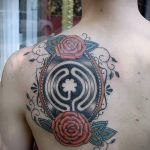 Fotó a tetováló labirintus rajzáról (Tetoválólabirin) (érték) - példa rajz - 046