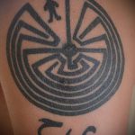 Fotó a tetováló labirintus rajzáról (Tetoválólabirin) (érték) - példa rajz - 050