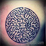 Fotó a tetováló labirintus rajzáról (Tetoválólabirin) (érték) - példa rajz - 051