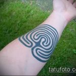 Fotó a tetováló labirintus rajzáról (Tetoválólabirin) (érték) - példa rajz - 054