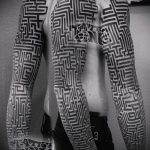 Fotó a tetováló labirintus rajzáról (Tetoválólabirin) (érték) - példa rajz - 056